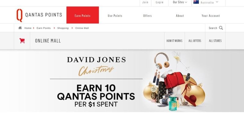 Qantas Online Mall