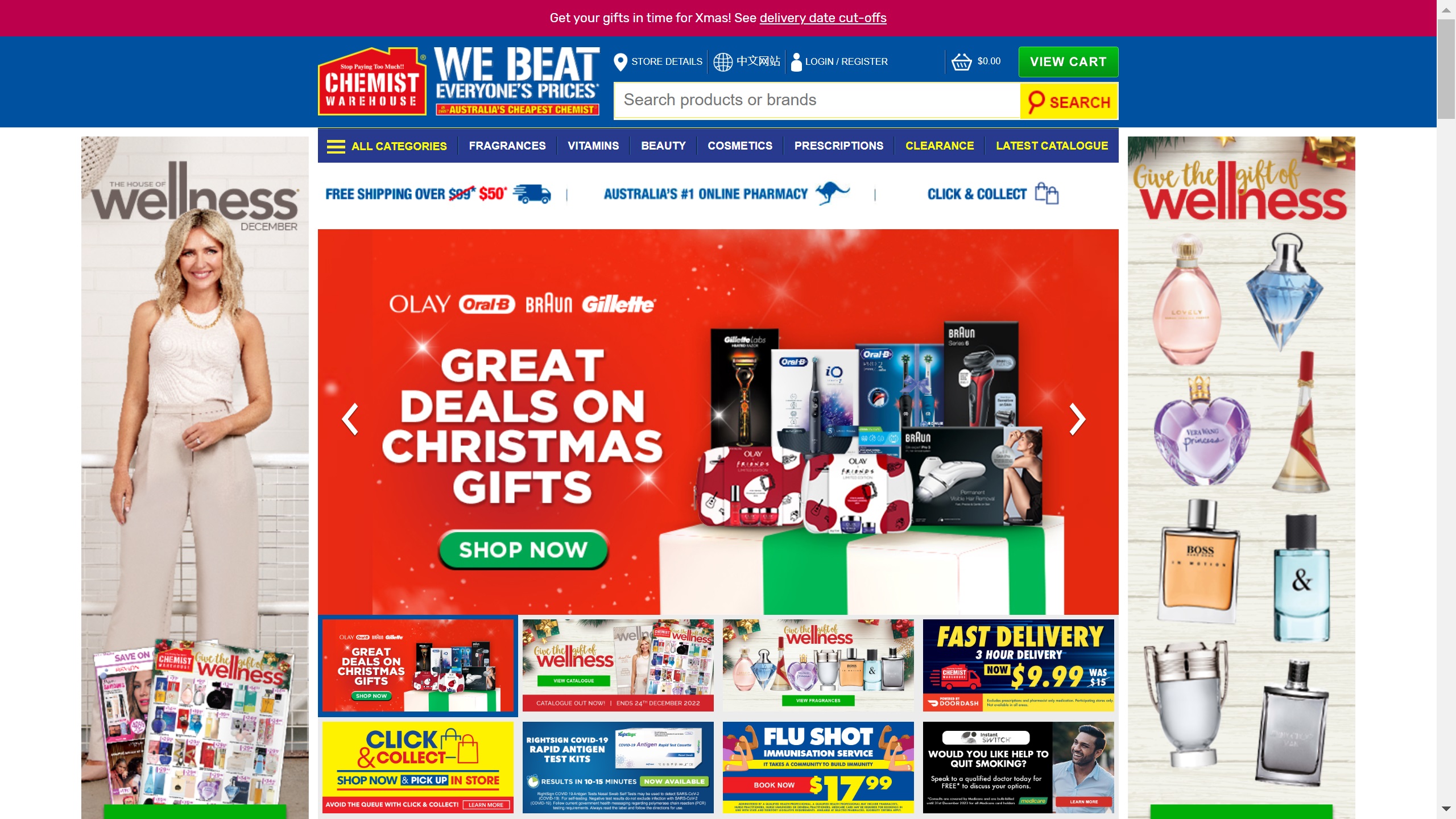 does chemist warehouse price match online