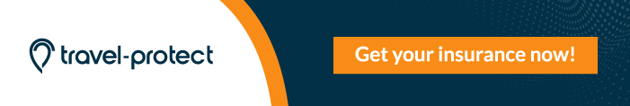 travel protect promo code banner ad