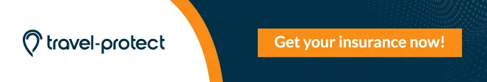 travel protect promo code banner ad
