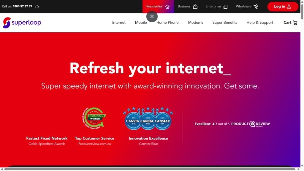 superloop promo code homepage screenshot 1024 | The Champagne Mile - Deals superloop promo code homepage screenshot 1024