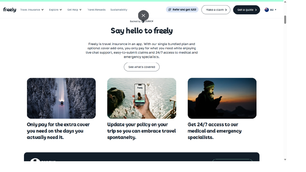 freely discount code screenshot