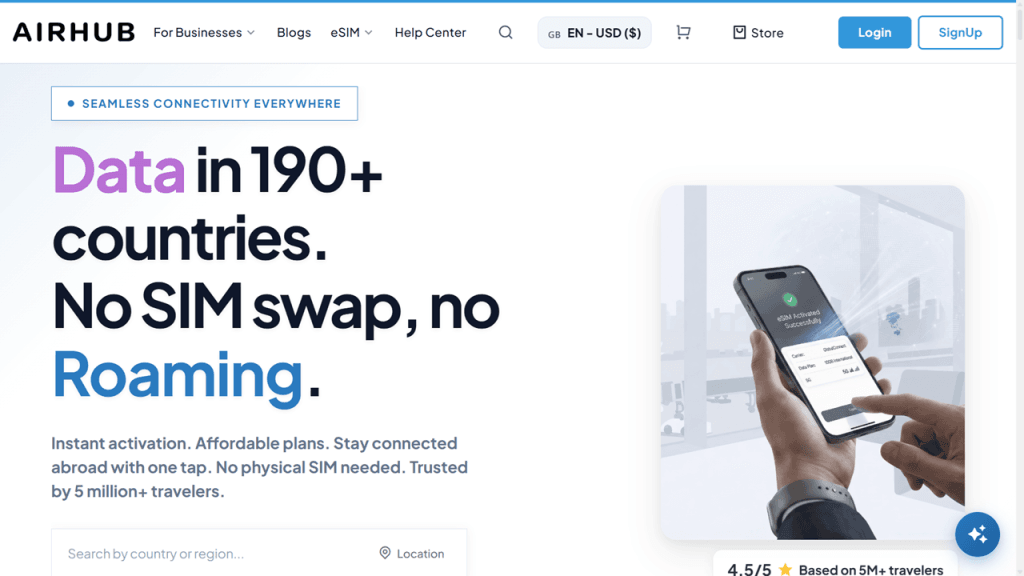 airhub promo code screenshot