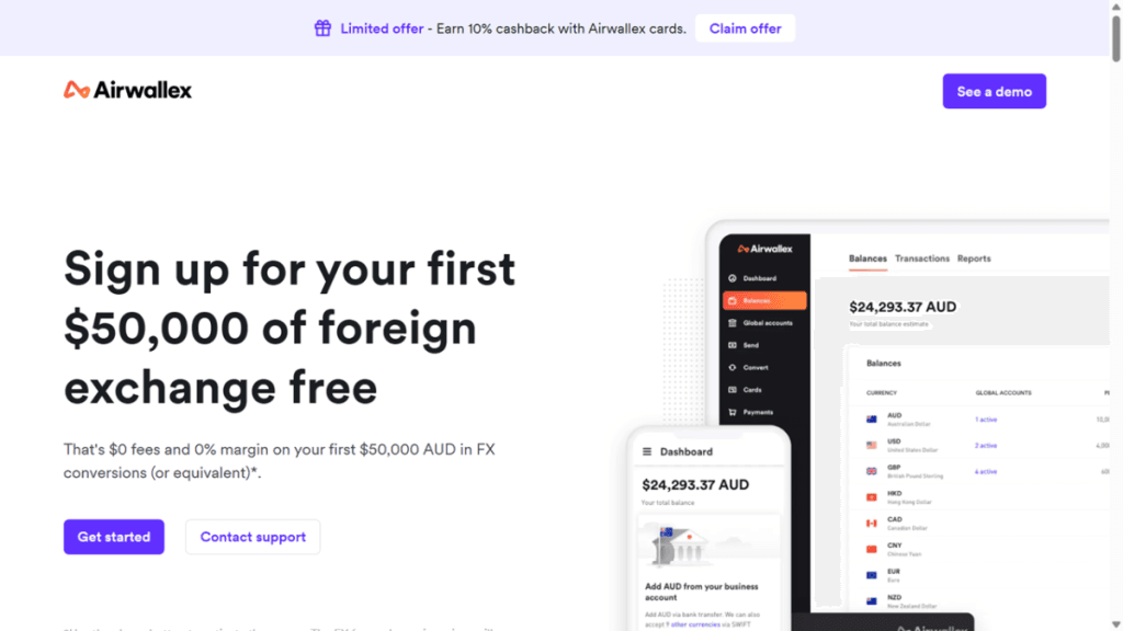 airwallex promo code screenshot