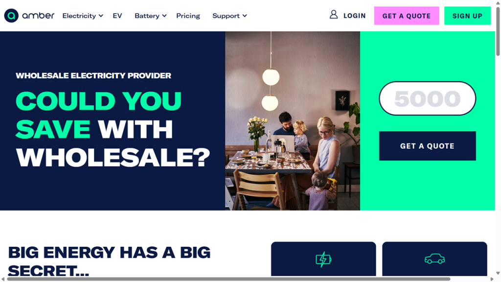 amber promo code screenshot