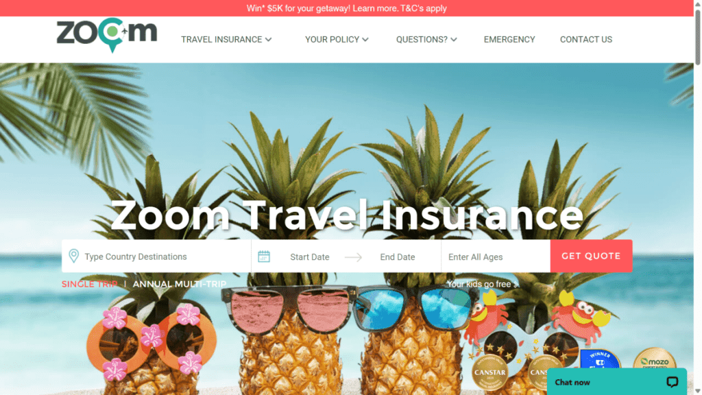 zoom travel insurance promo code screenshot | The Champagne Mile - Deals zoom travel insurance promo code screenshot