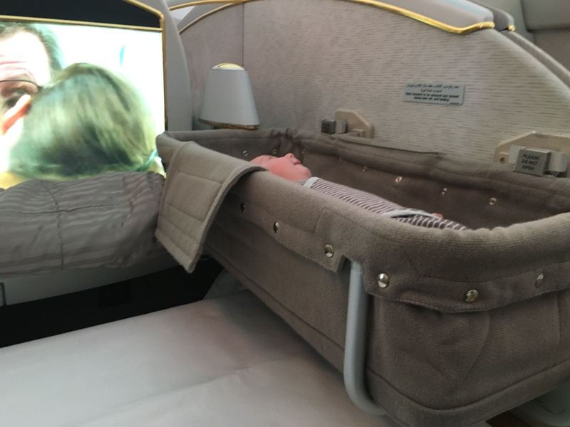 emirates flight bassinet seat