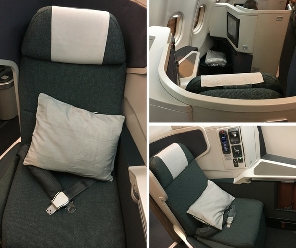 Cathay Pacific Business Class seat montage