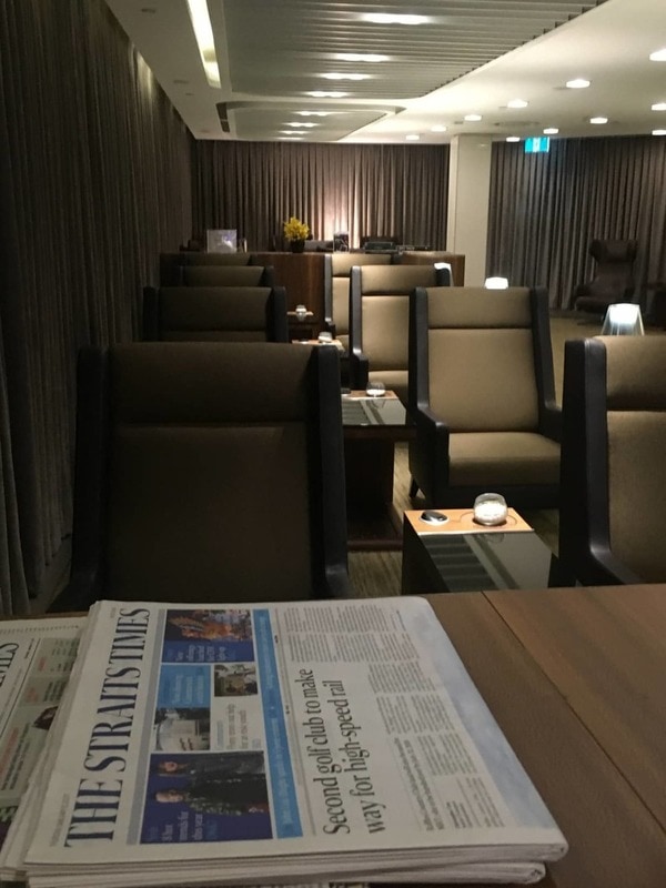 SilverKris First Class Lounge in Melbourne Airport