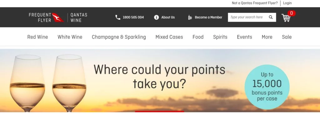qantas wine might prevent your qantas points expire