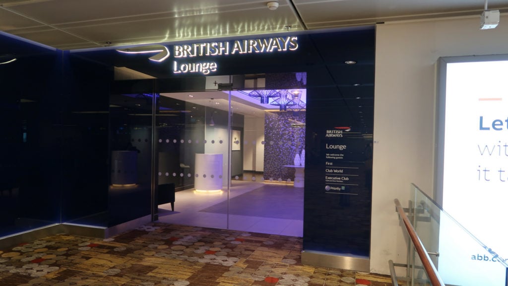 british airways lounge singapore review