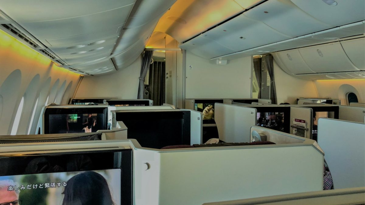 japan airlines business class review tokyo to melbourne