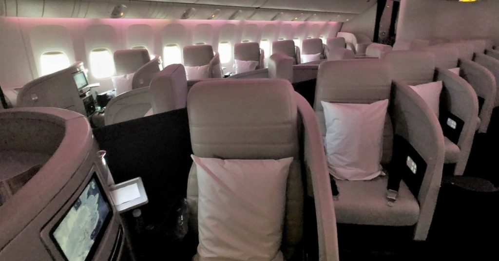 air new zealand business class cabin 1