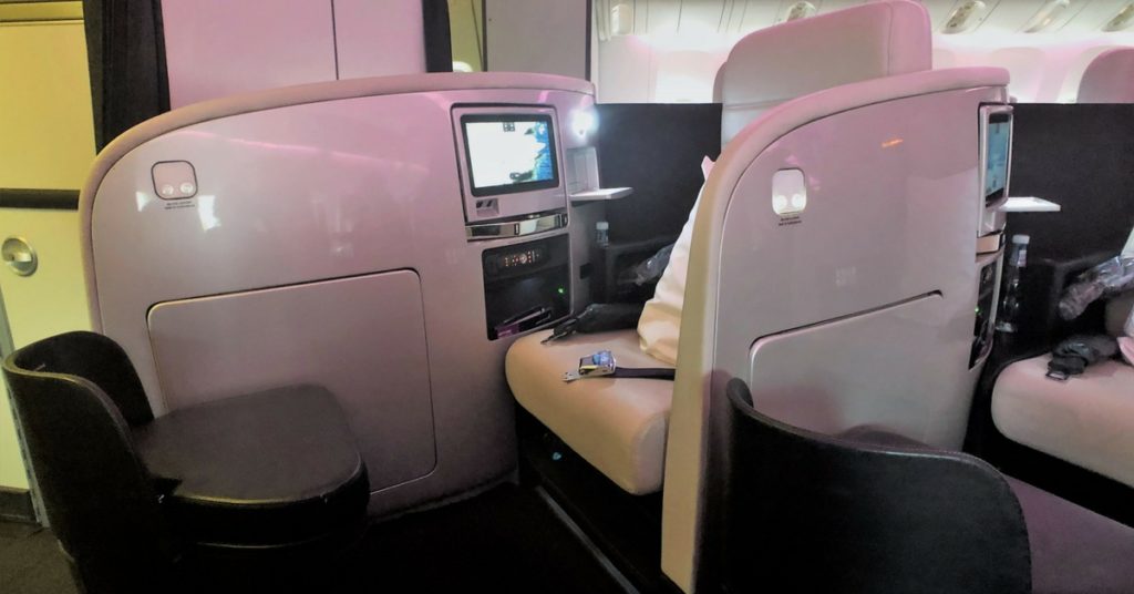 air new zealand business premier seat 2