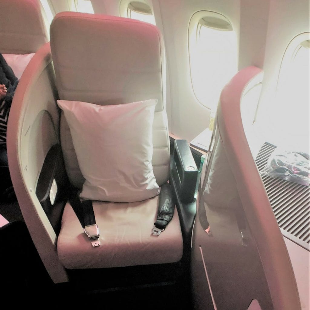 air new zealand business premier seat 4