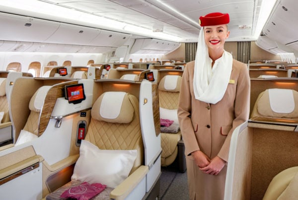 emirates business class