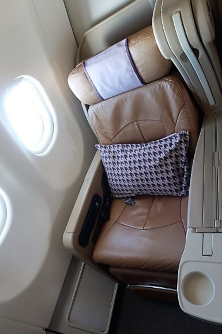 singapore airlines a330 business class seat windows