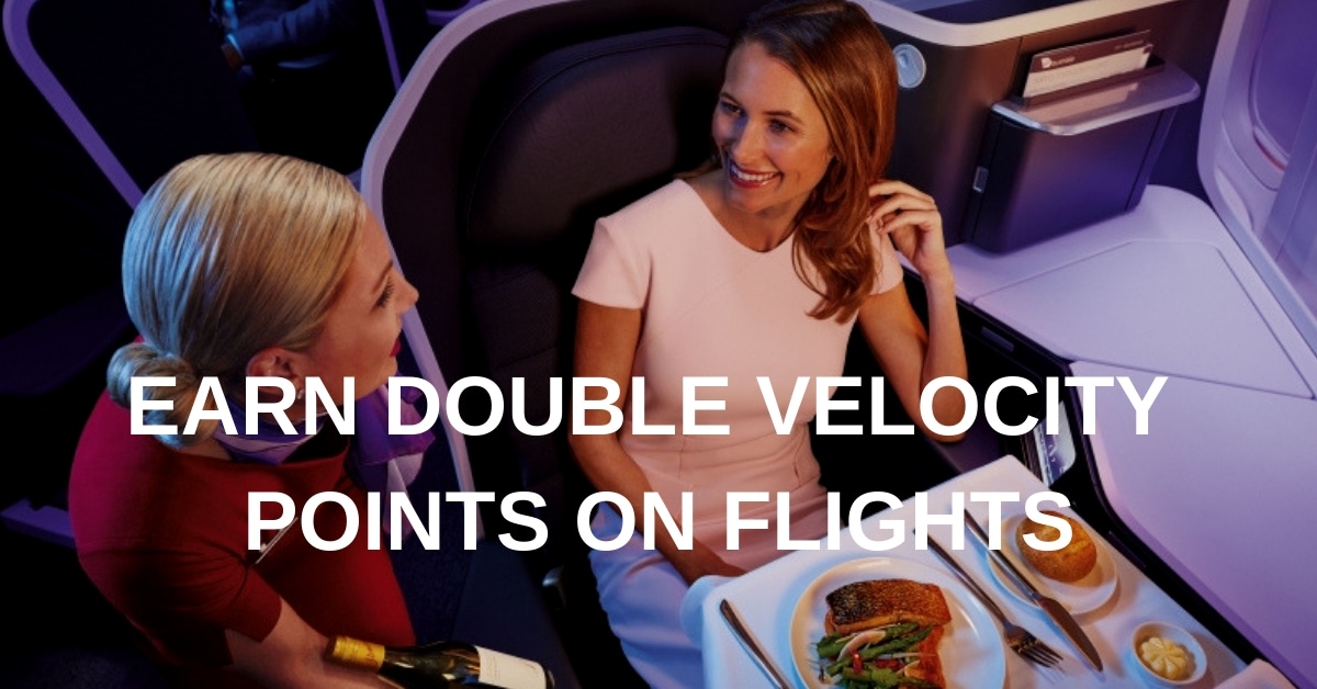 EARN DOUBLE VELOCITY POINTS ON FLIGHTS The Champagne Mile