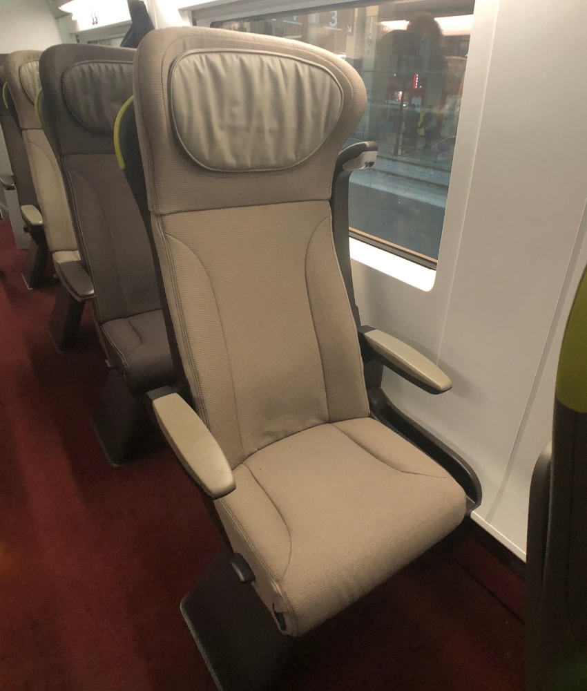 eurostar review coat standard premier single seat better The