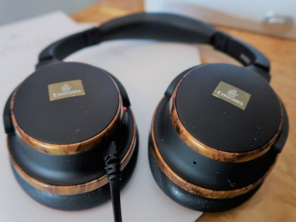 emirates business class review a380 headphones better