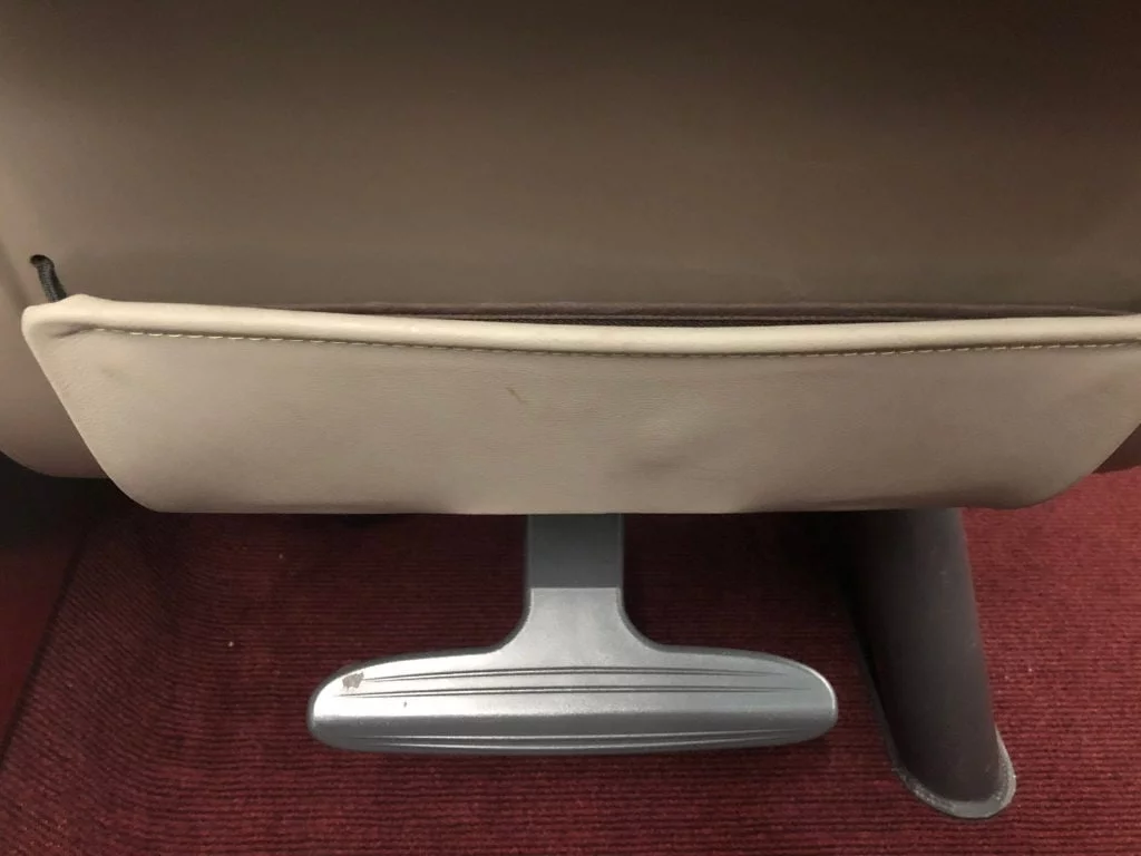 eurostar train review foot rest