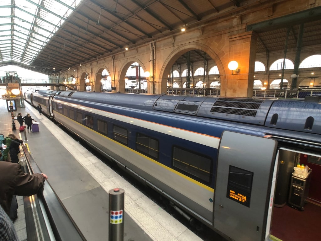 eurostar train review gare du nord