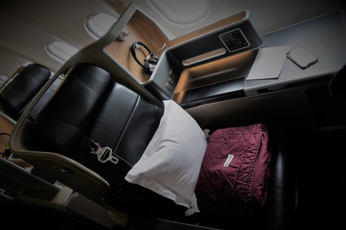 a330 business class seat qantas