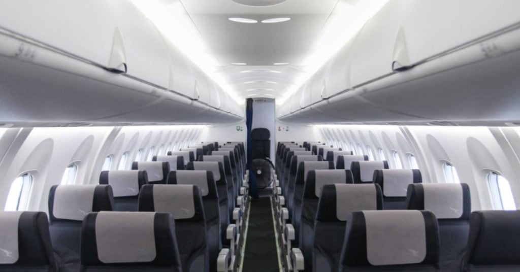 qantas seat selection 717 interior economy