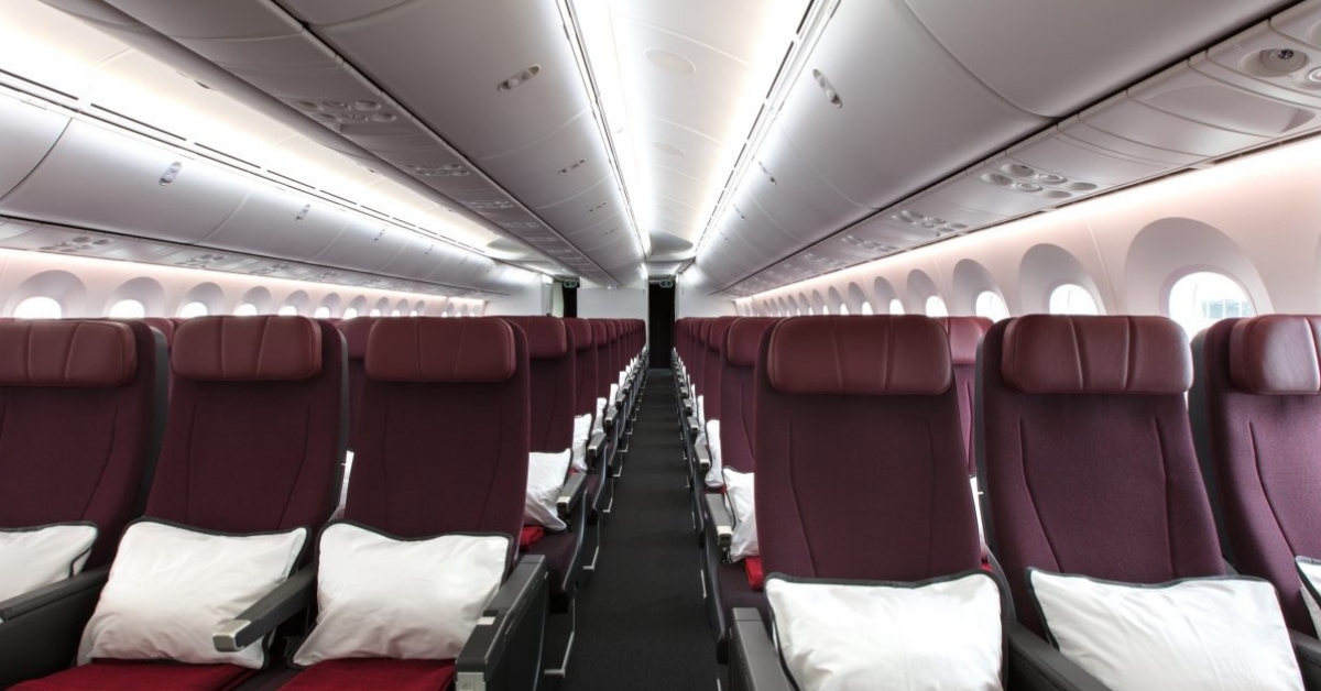 qantas seat selection 737 interior economy The Champagne Mile