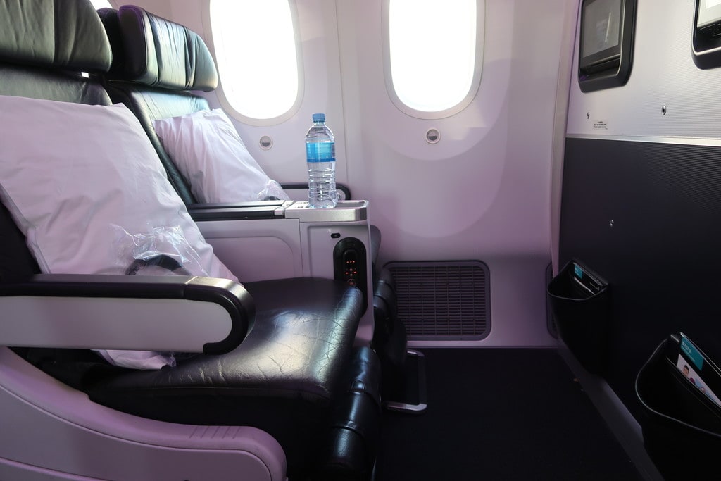 leather premium economy seats - air new zealand premium economy review