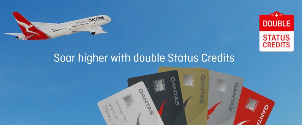 qantas double status credits