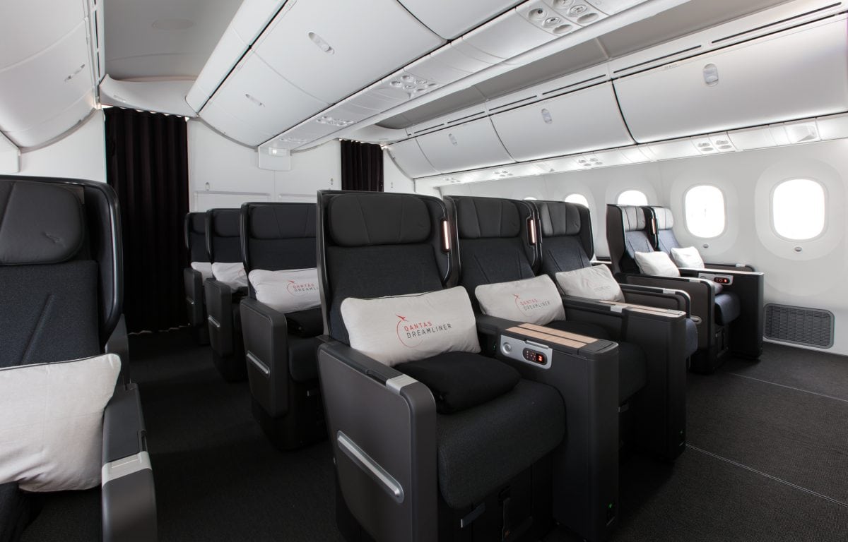 qantas bassinet business class