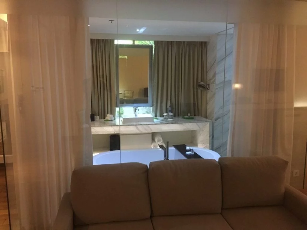bathroom stones legian bali marriott