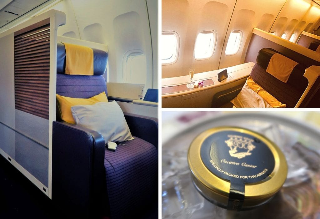 Thai Airways First Class Review The Champagne Mile