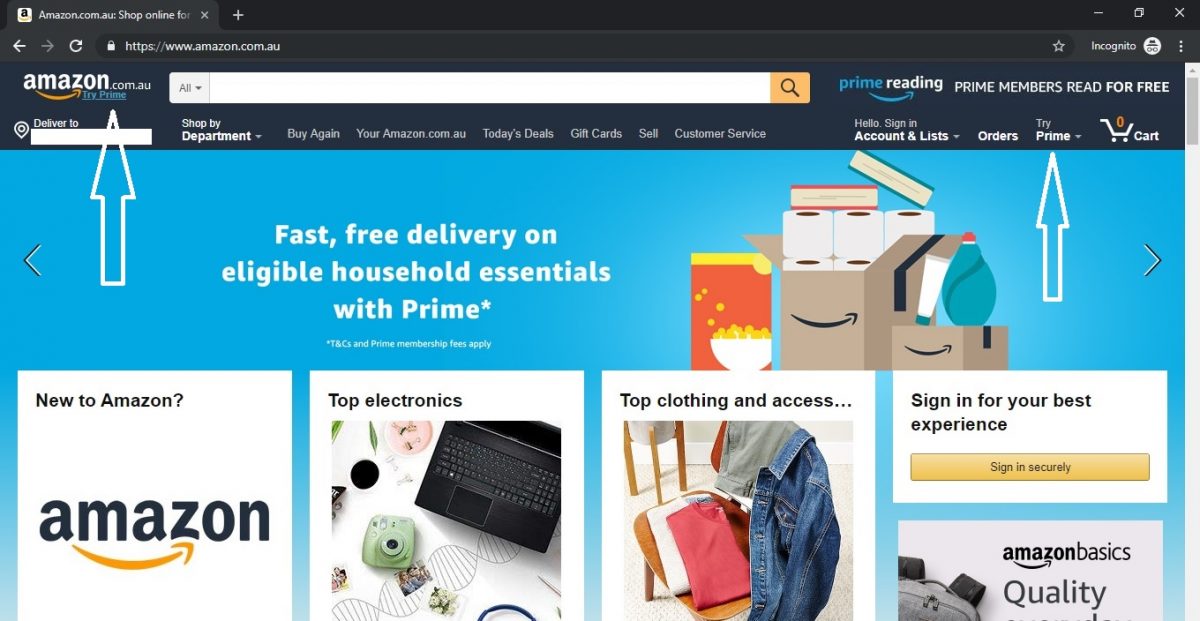 Amazon Prime Australia