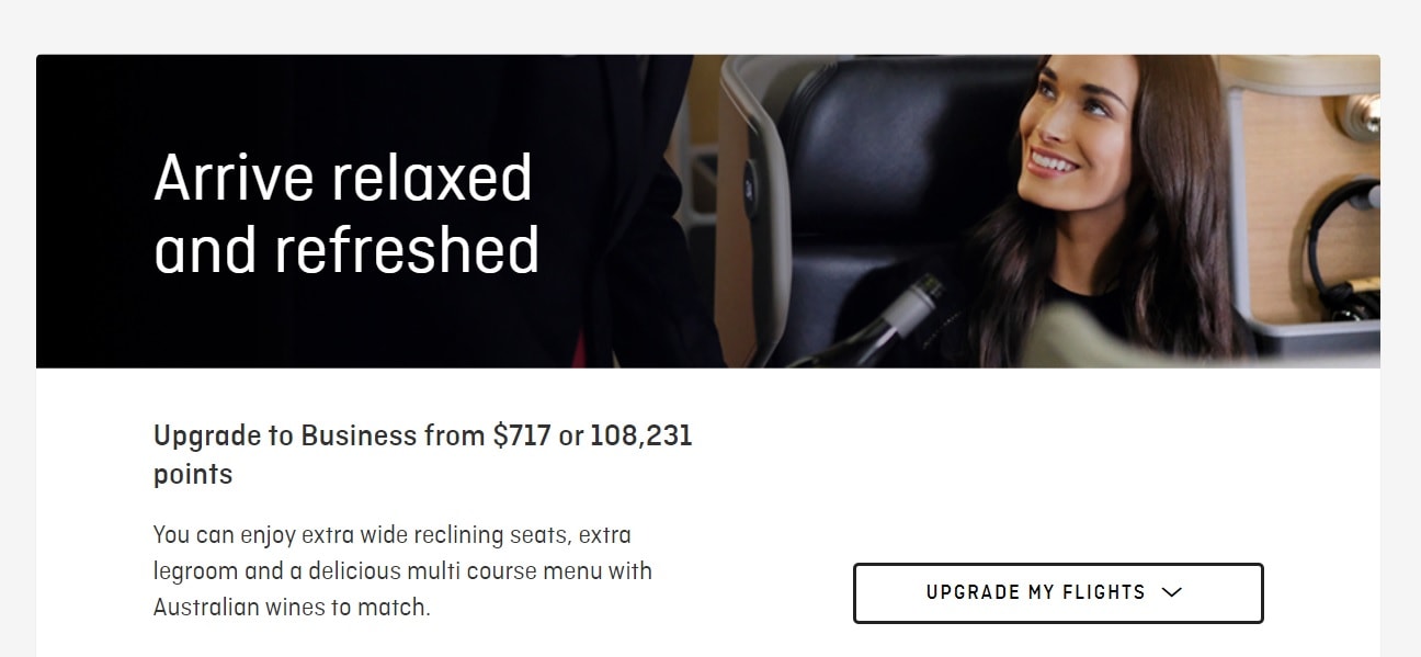 qantas-pop-up-after-booking qantas points plus pay cash fare