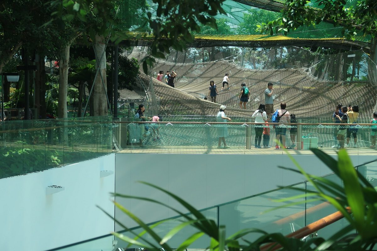 Jewel Changi Singapore Airport sky nets 2