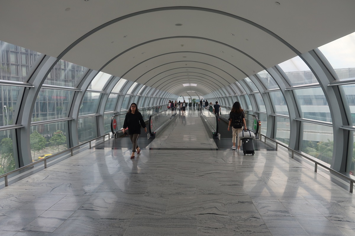 Jewel Changi Singapore Airport terminal walkway
