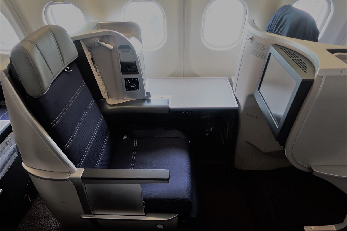 Malaysia Airlines Business Class KUL to ADE pic seat 3A