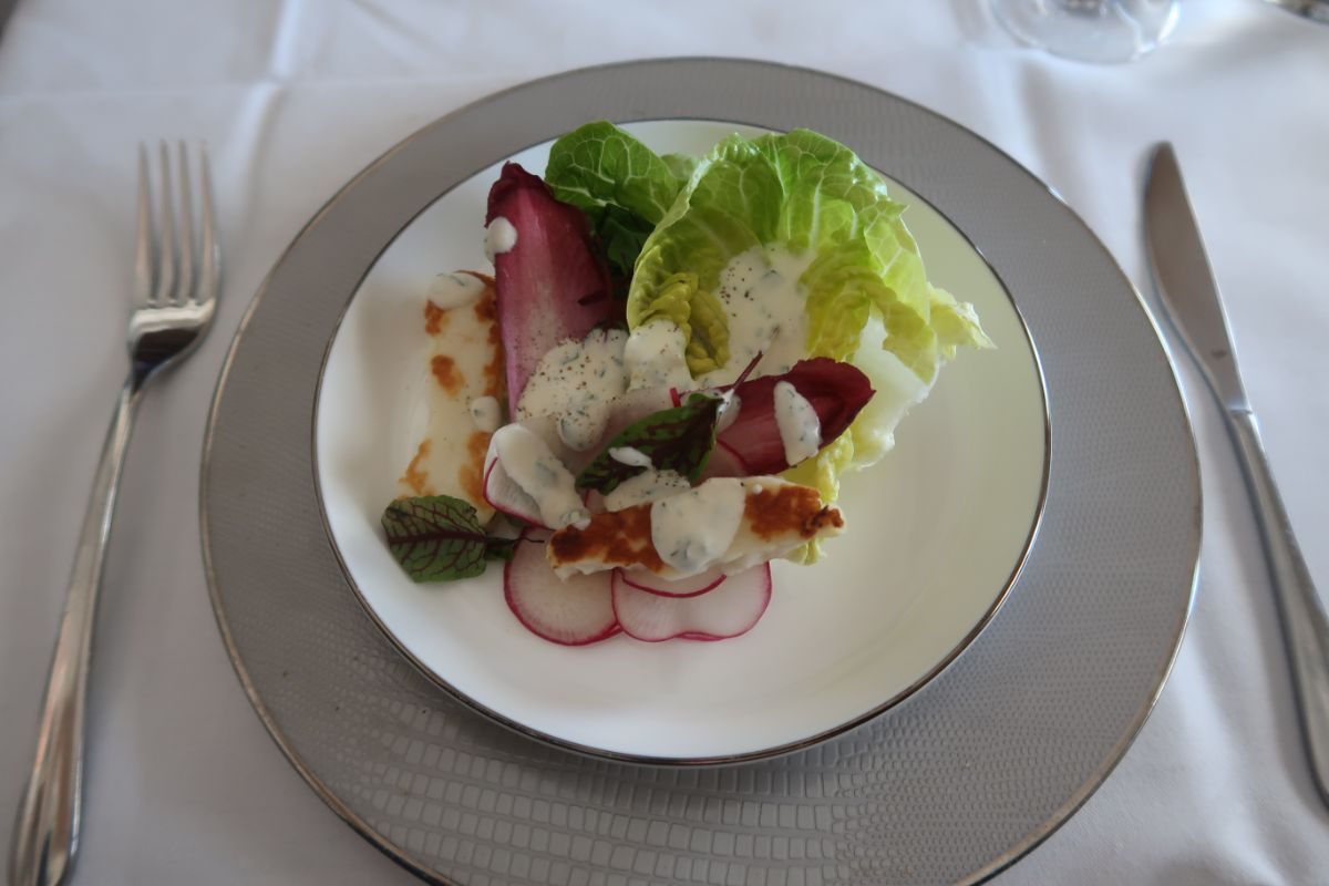 Singapore Airlines old A380 First Class Suite (8) Singapore Airlines old A380 First Class Suite salad