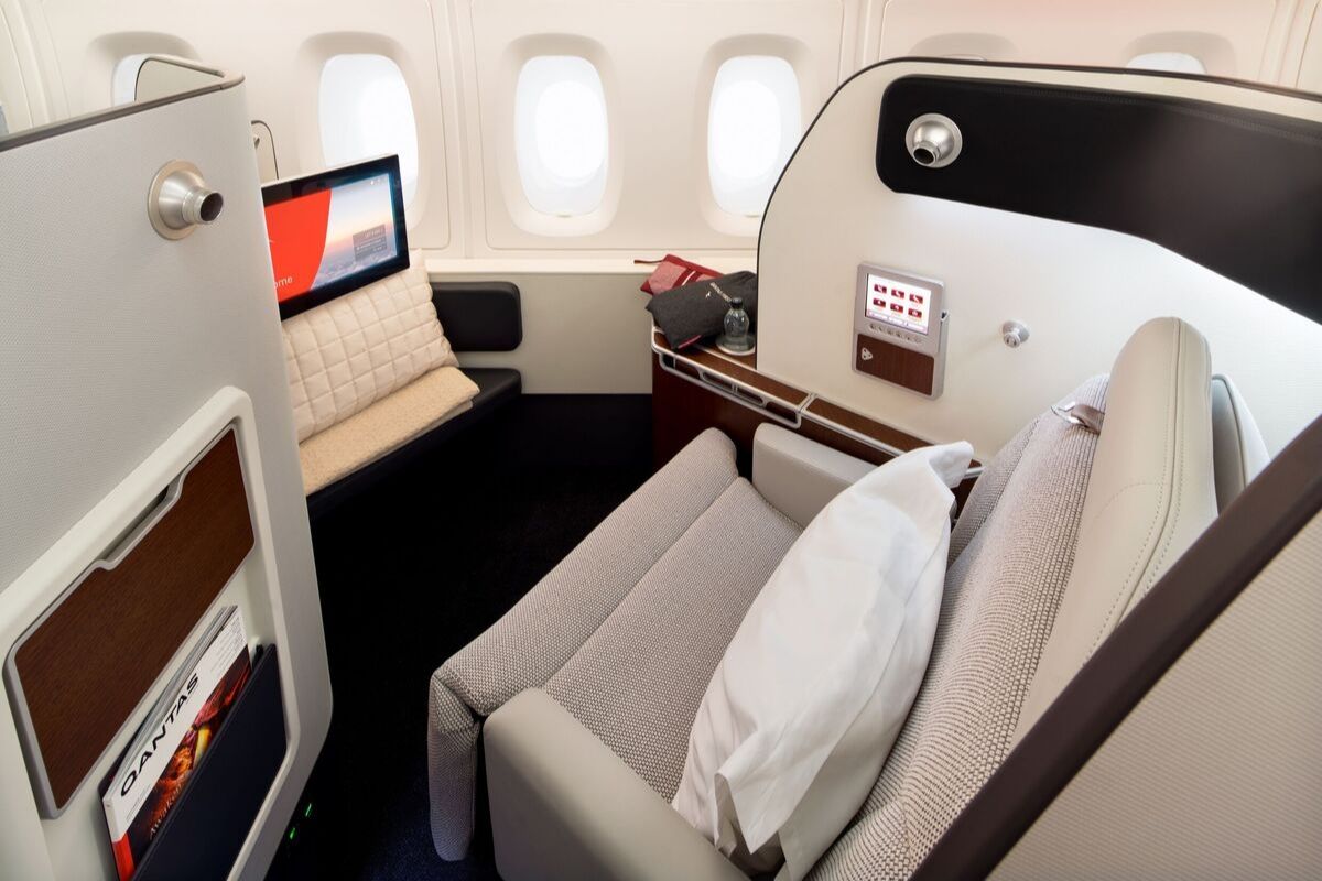 qantas refurbished a380 first class suite