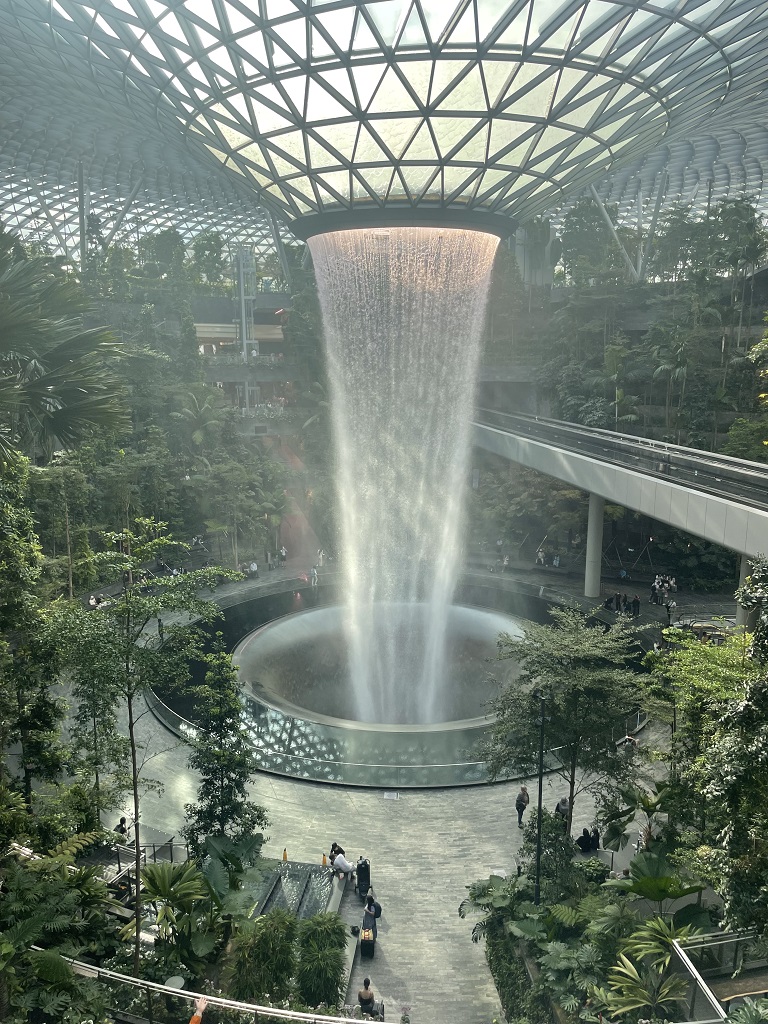 jewel changi airport waterfall vortex 1