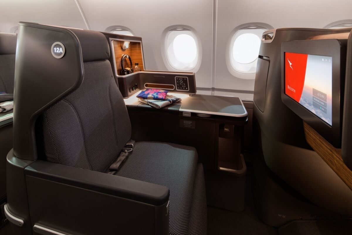 Qantas new A380 business class