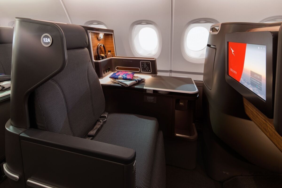 Qantas new A380 business class  