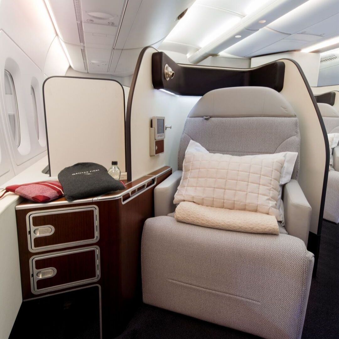 qantas refurbished a380 first class seat