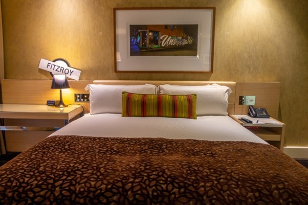Intercontinental Melbourne The Rialto fitzroy suite bedroom closeup Intercontinental Melbourne The Rialto fitzroy suite bedroom closeup