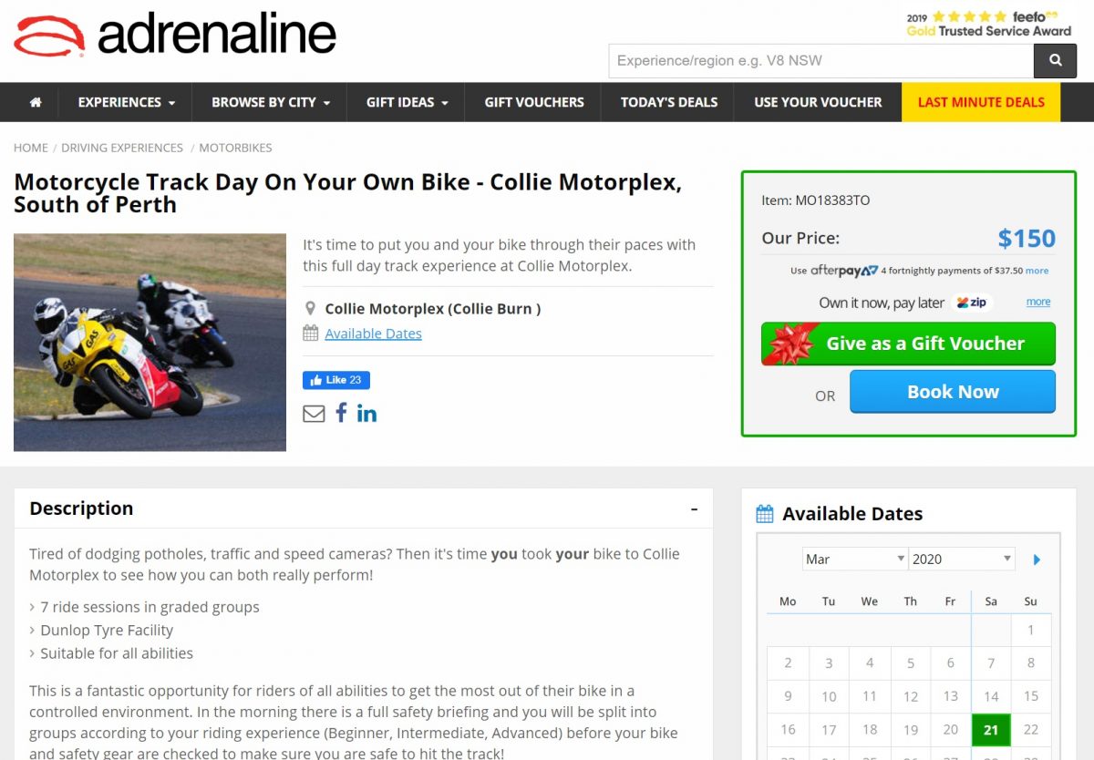 adrenaline promo codes booking 1