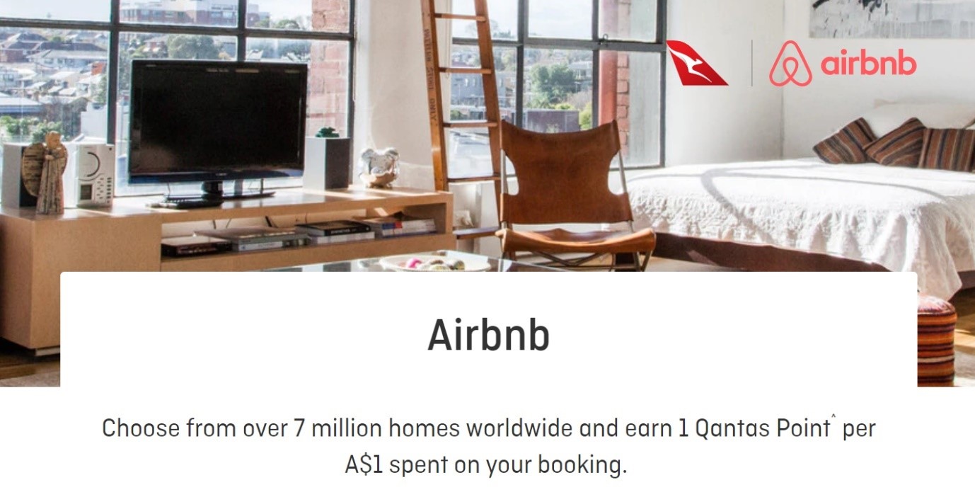 airbnb qantas points
