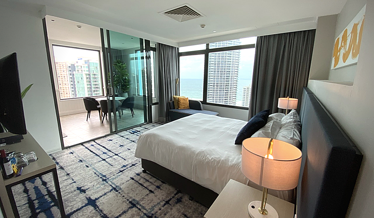 bedroom view to terrace