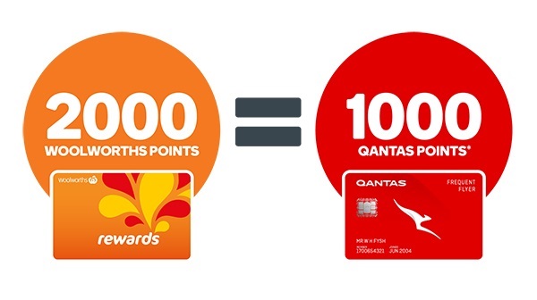 qantas woolworths points